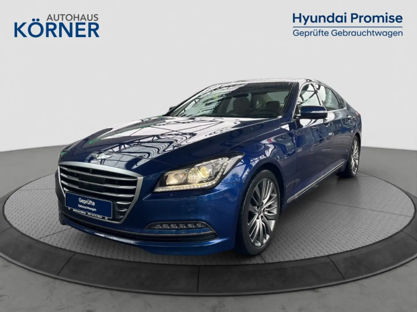Hyundai Genesis 3.8 V6 GDi *LEDER*PANORAMA*CAM*KLIMASITZ* Niebieski - 2