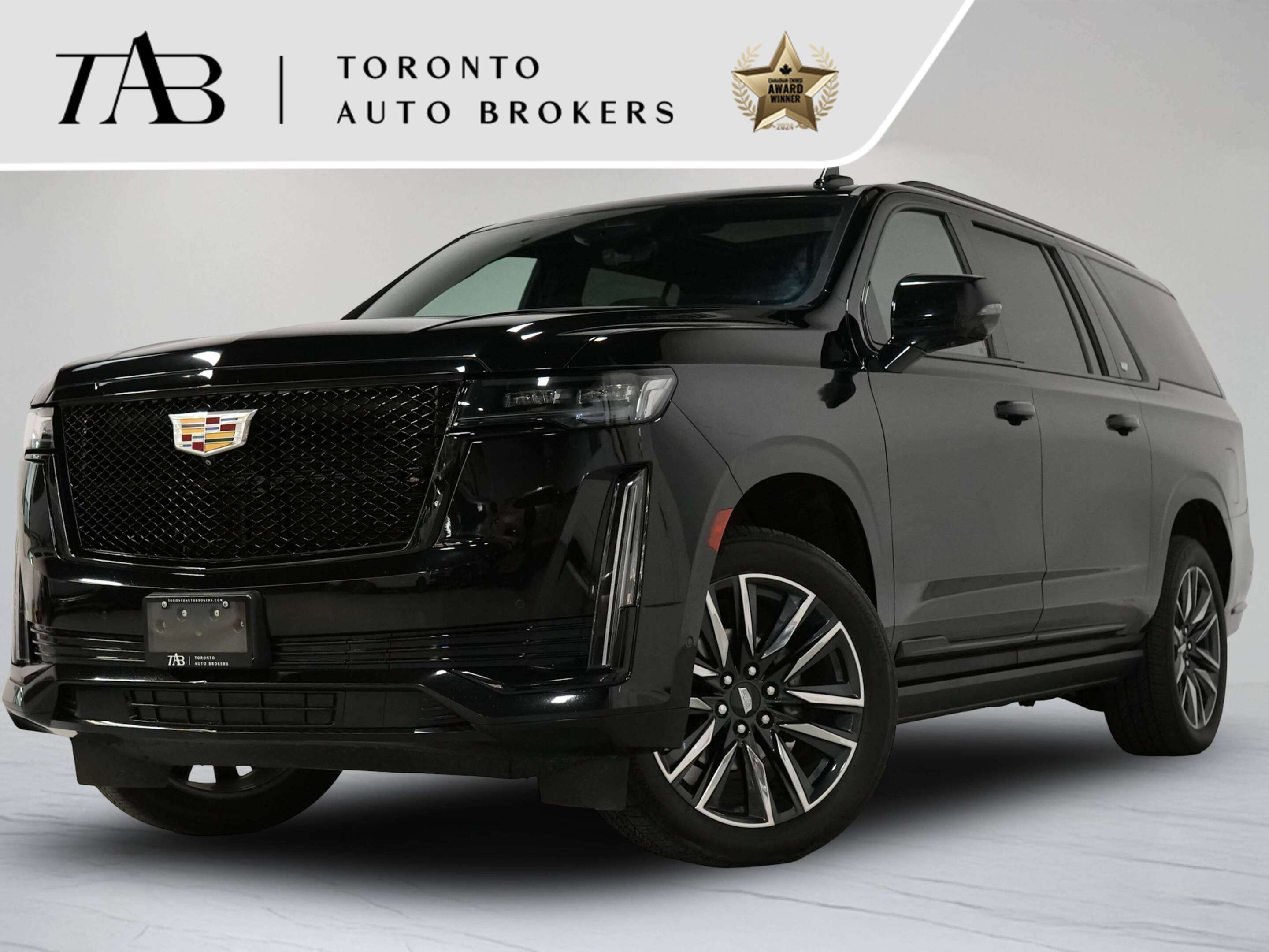 Black 2023 Cadillac Escalade ESV SUV / Crossover Four-Wheel Drive Automatic