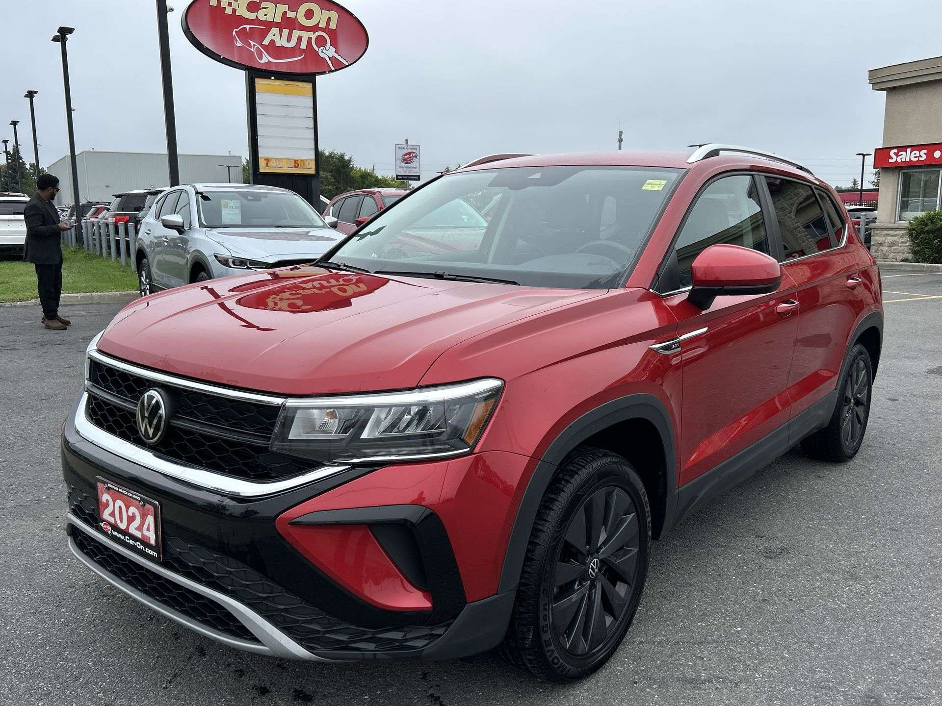 Red 2024 Volkswagen Taos SUV / Crossover  Automatic