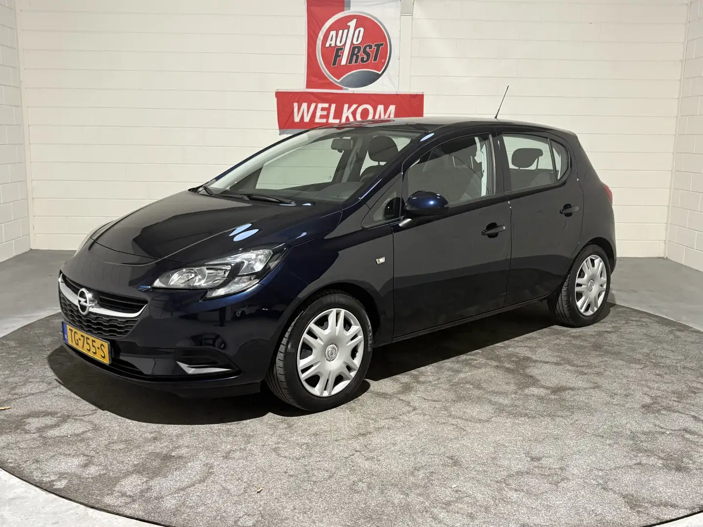 Opel Corsa 1.4 Favourite, Lage km stand, NL auto, Boekjes, Ai Azul - 1
