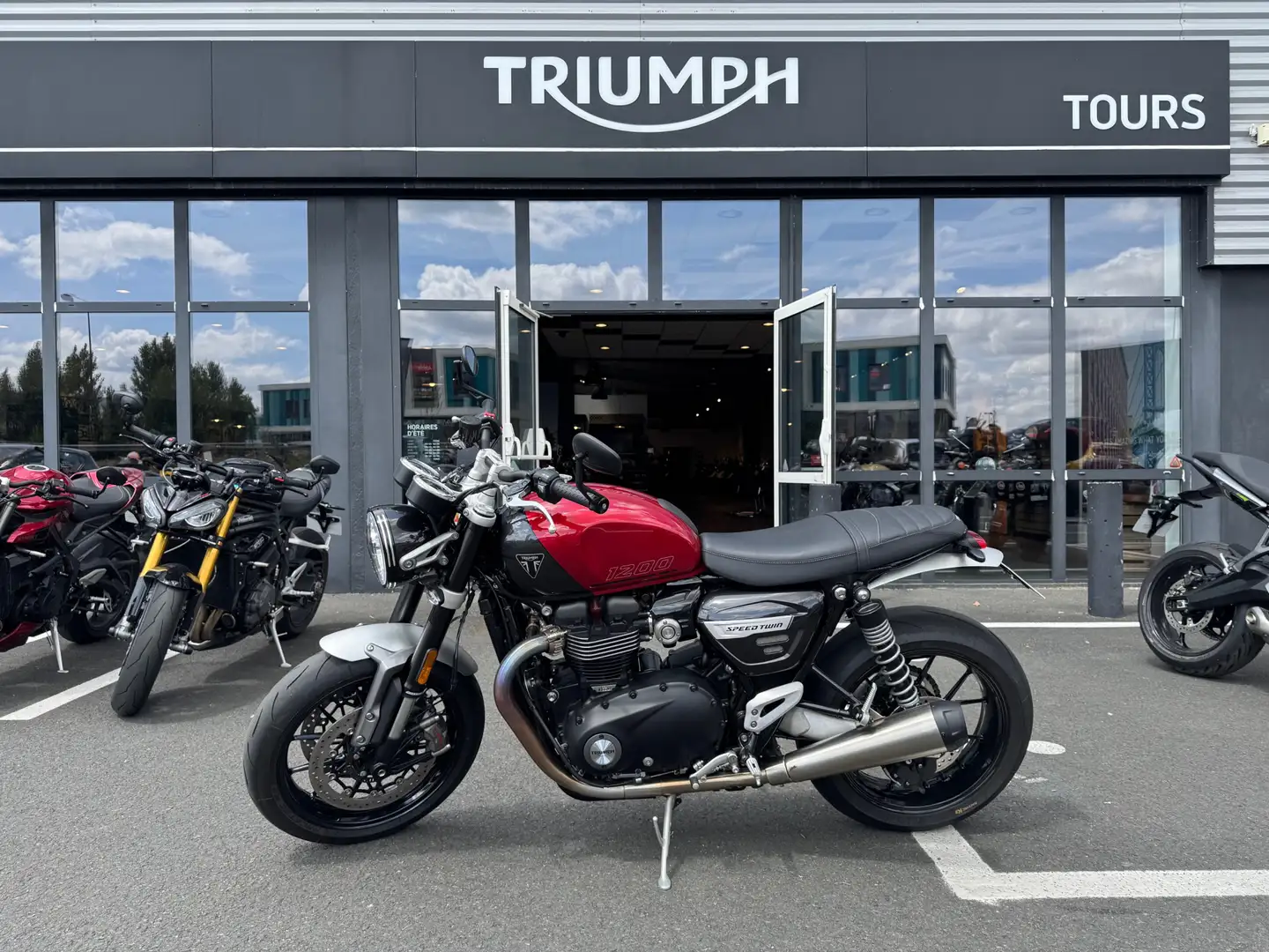 Triumph Speed Twin Roşu - 1