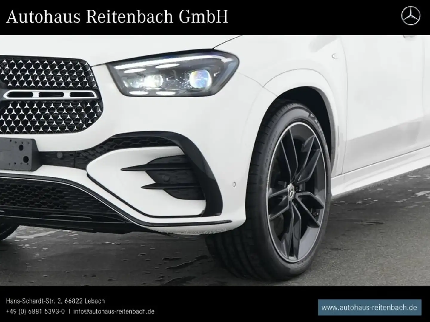 Mercedes-Benz GLE 400 GLE400e 4M AMG+PANO+AHK+22 NIGHT+DIST+AIRMA+BURM Weiß - 2