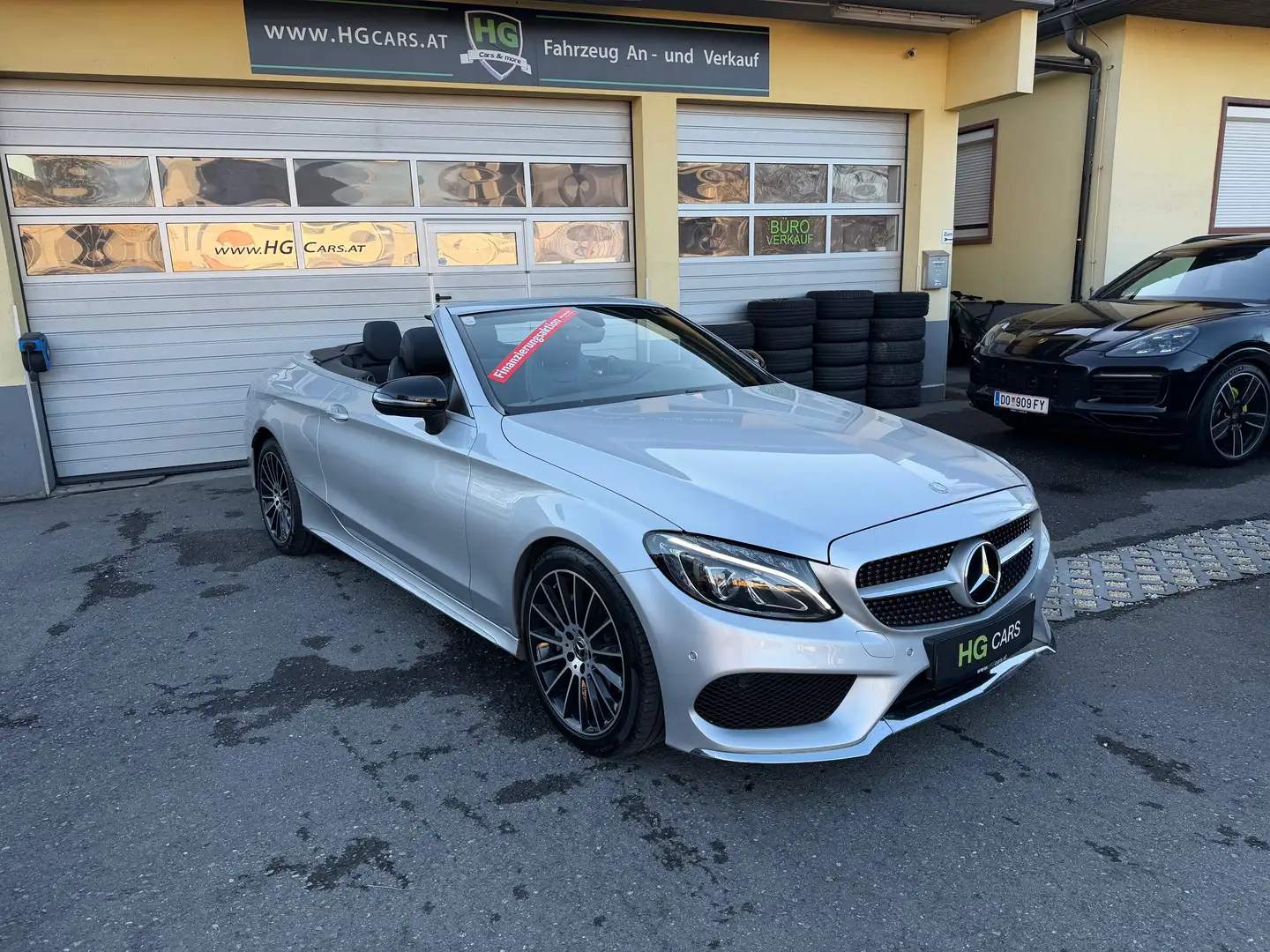Mercedes-Benz C 220 d Cabrio 2,1 CDI AMG-Line*TOP Ausstattung*Ambiente Grau - 1