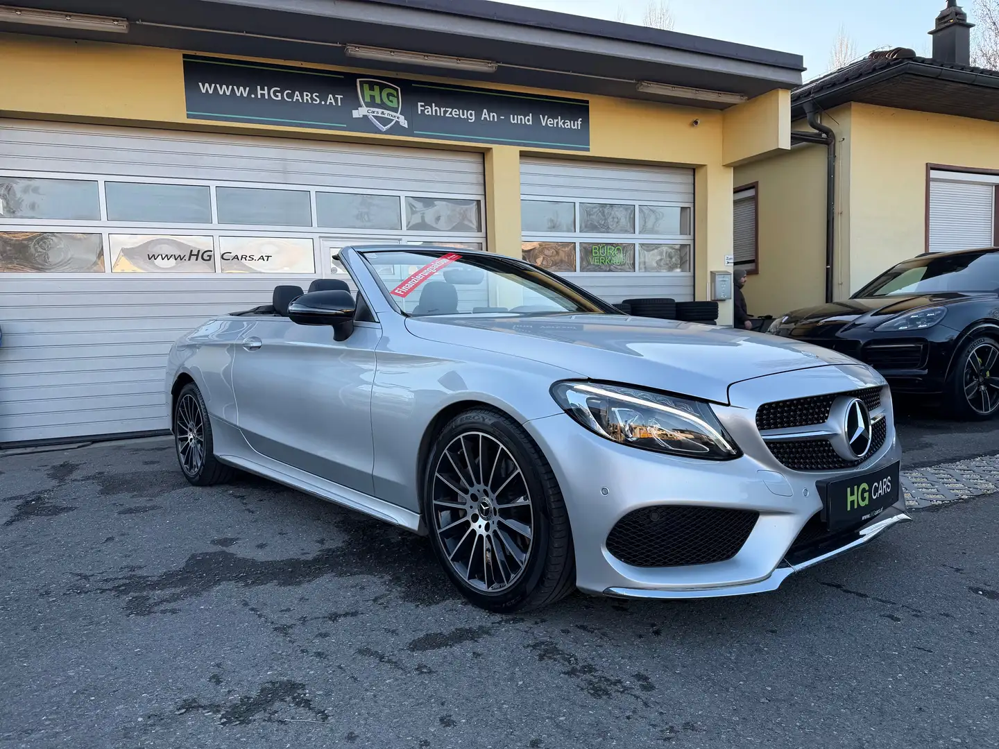 Mercedes-Benz C 220 d Cabrio 2,1 CDI AMG-Line*TOP Ausstattung*Ambiente Grau - 2