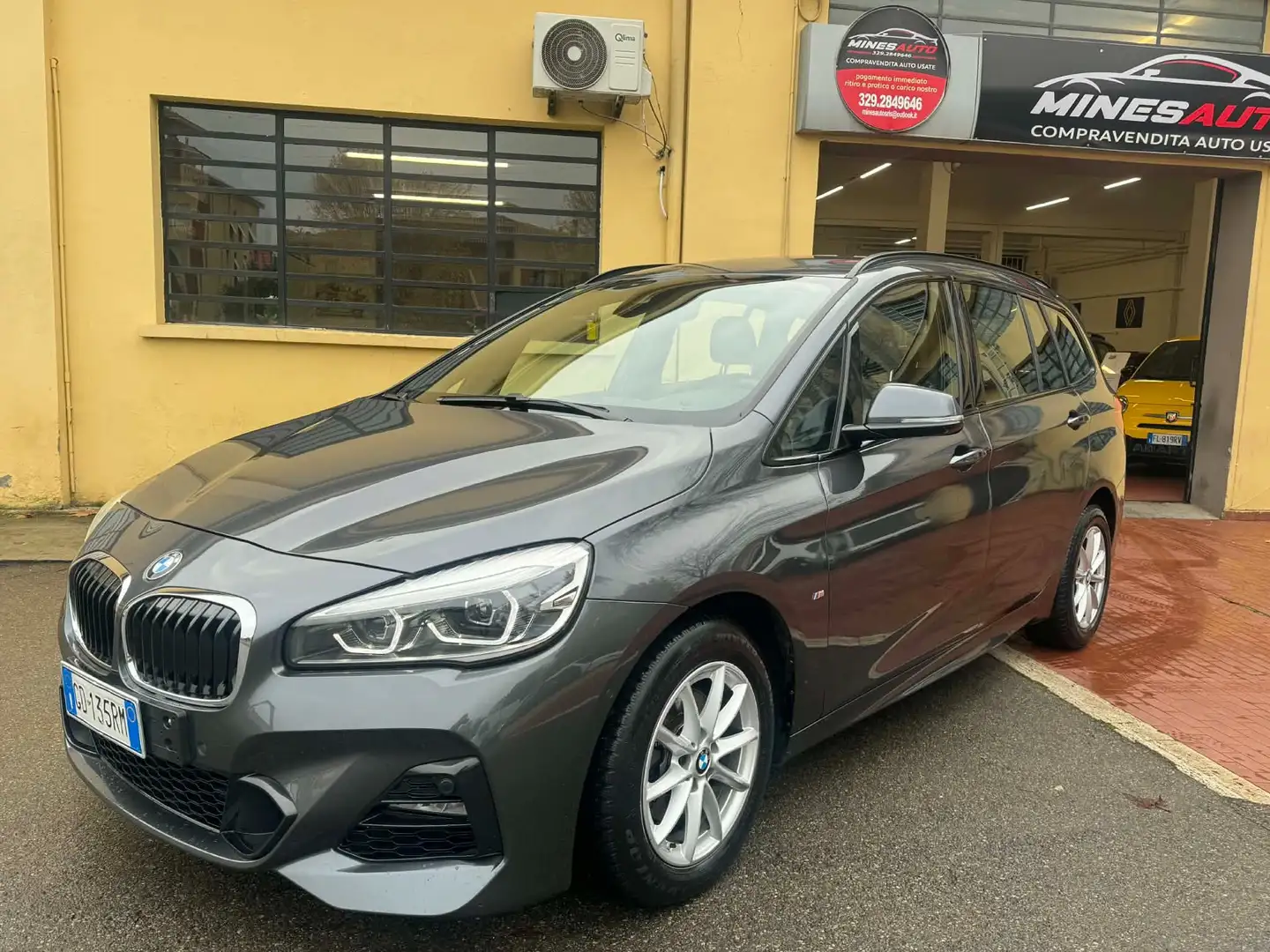 BMW 216 216d Gran Tourer Luxury 7 Posti Grigio - 1