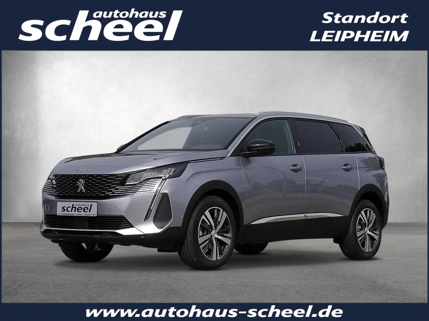 Peugeot 5008 1.2 PureTech 130 e e) Allure Pack AHK/Kam. Grau - 1
