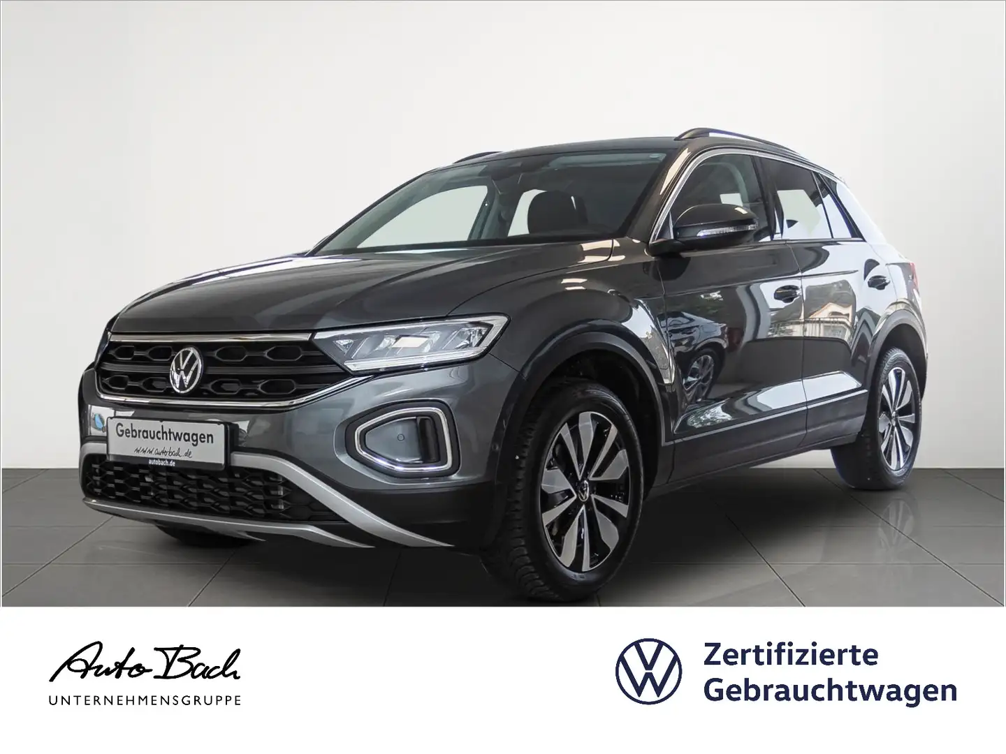 Volkswagen T-Roc 1.5 TSI MOVE DSG Navi LED Digital Cockpit Grijs - 1