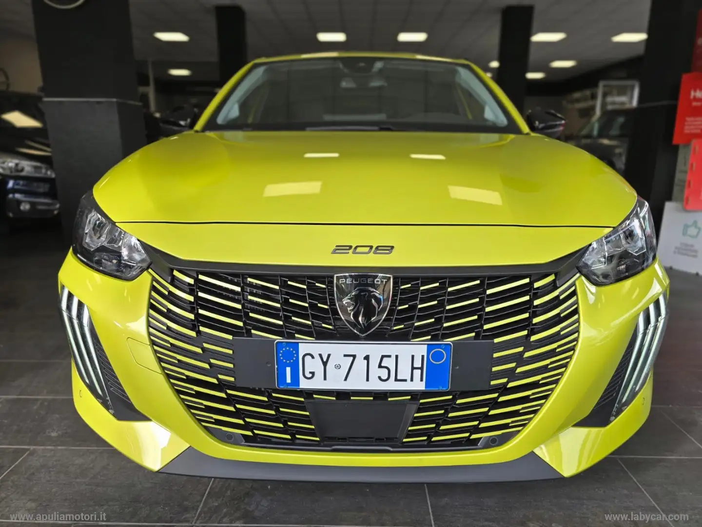 Peugeot 208 Hybrid 100 -DCS6 Allure Giallo - 2