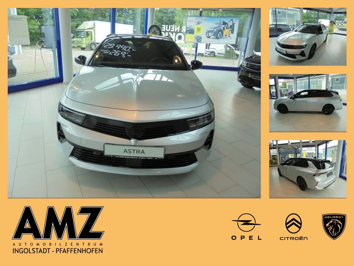 Opel Astra L SportsTourer 1.2 Turbo GS Line LED Gris - 1
