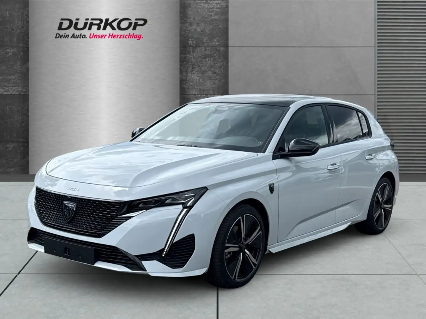 Peugeot 308 GT Hybrid e-DSC6 Premium-Paket Surrounding-Plus AH Blanco - 1