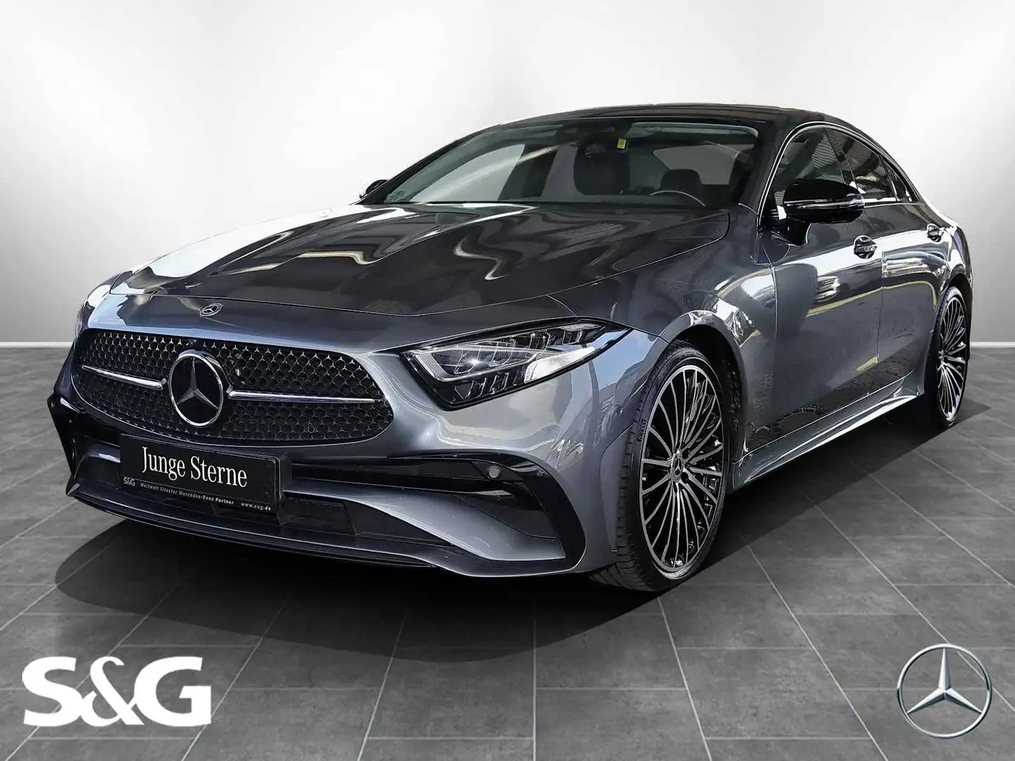 Mercedes-Benz CLS 450 4M AMG HEADUP+BURMESTER+360°+DISTRO+20" Gris - 1