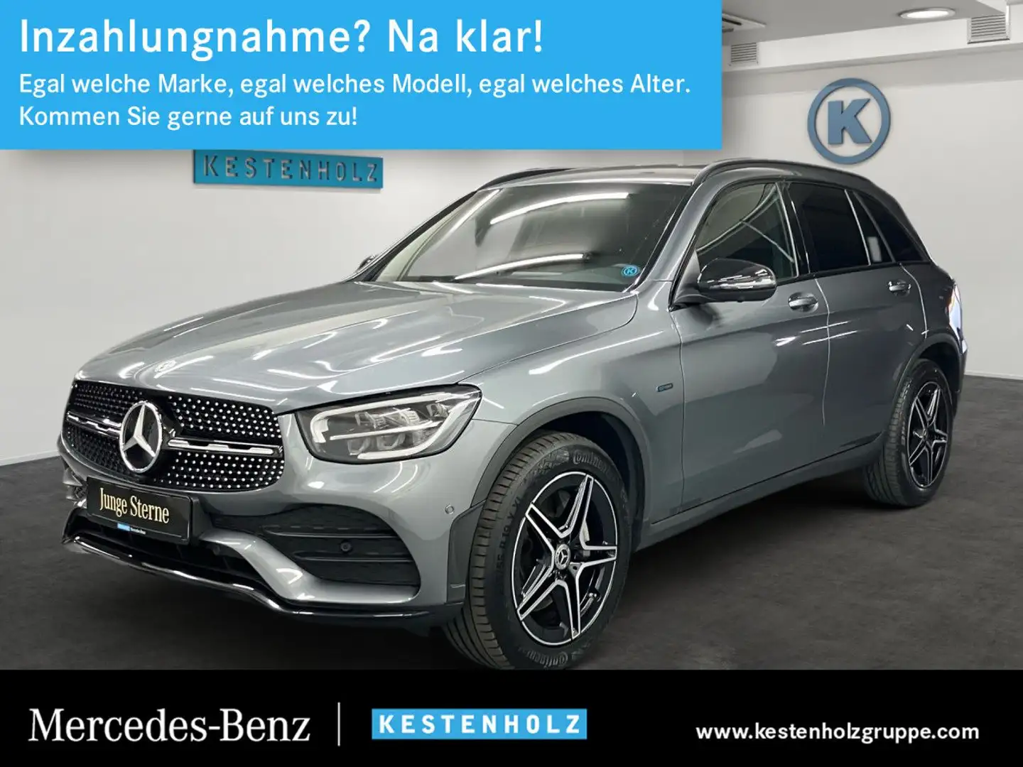 Mercedes-Benz GLC 300 de 4Matic AMG+NIGHT+AHK+AIRMATIC+360° Grau - 1