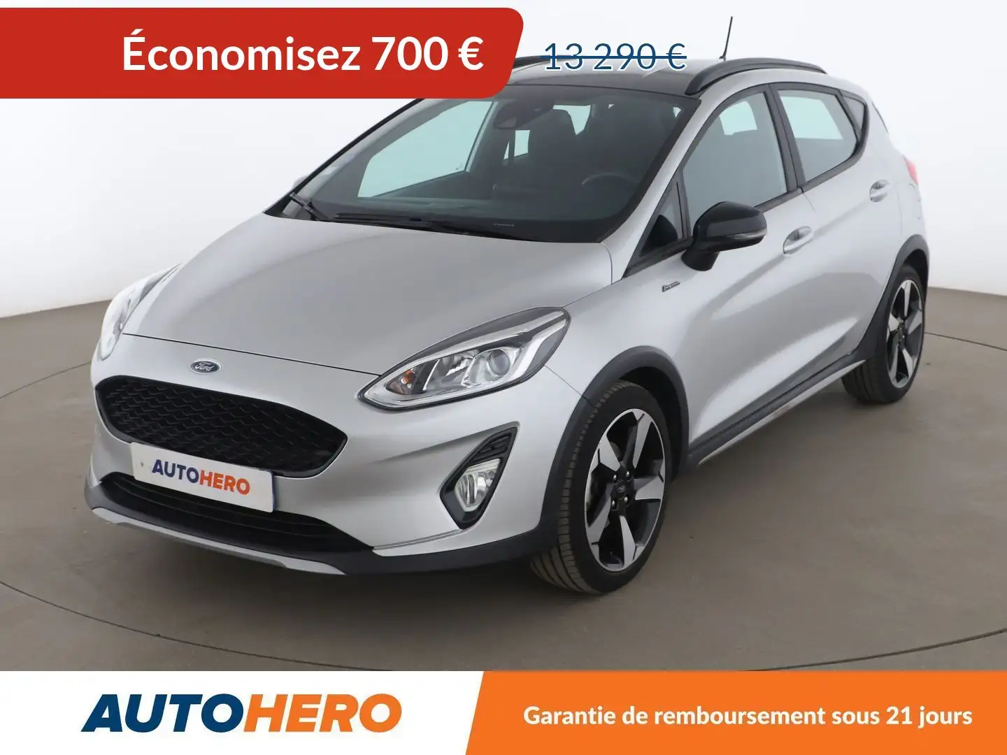 Ford Fiesta 1.0 EcoBoost Active Pack Gris - 1