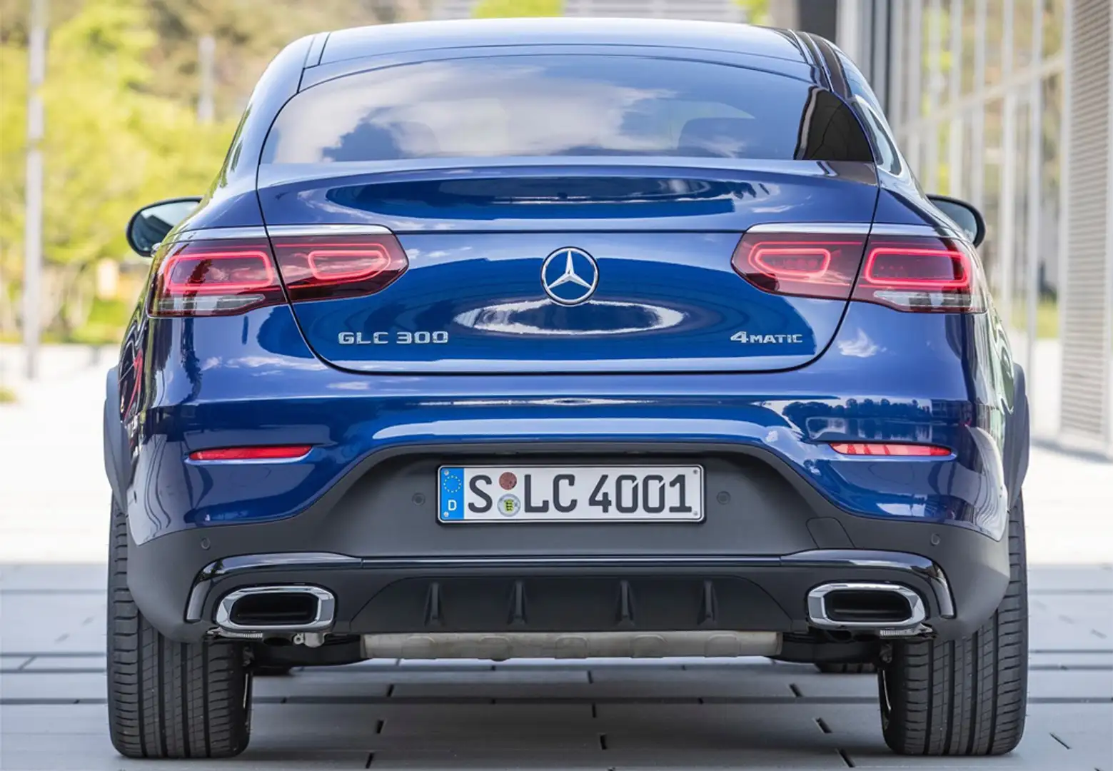 Mercedes-Benz GLC 200 Coupé 200d 4Matic 9G-Tronic Azul - 2
