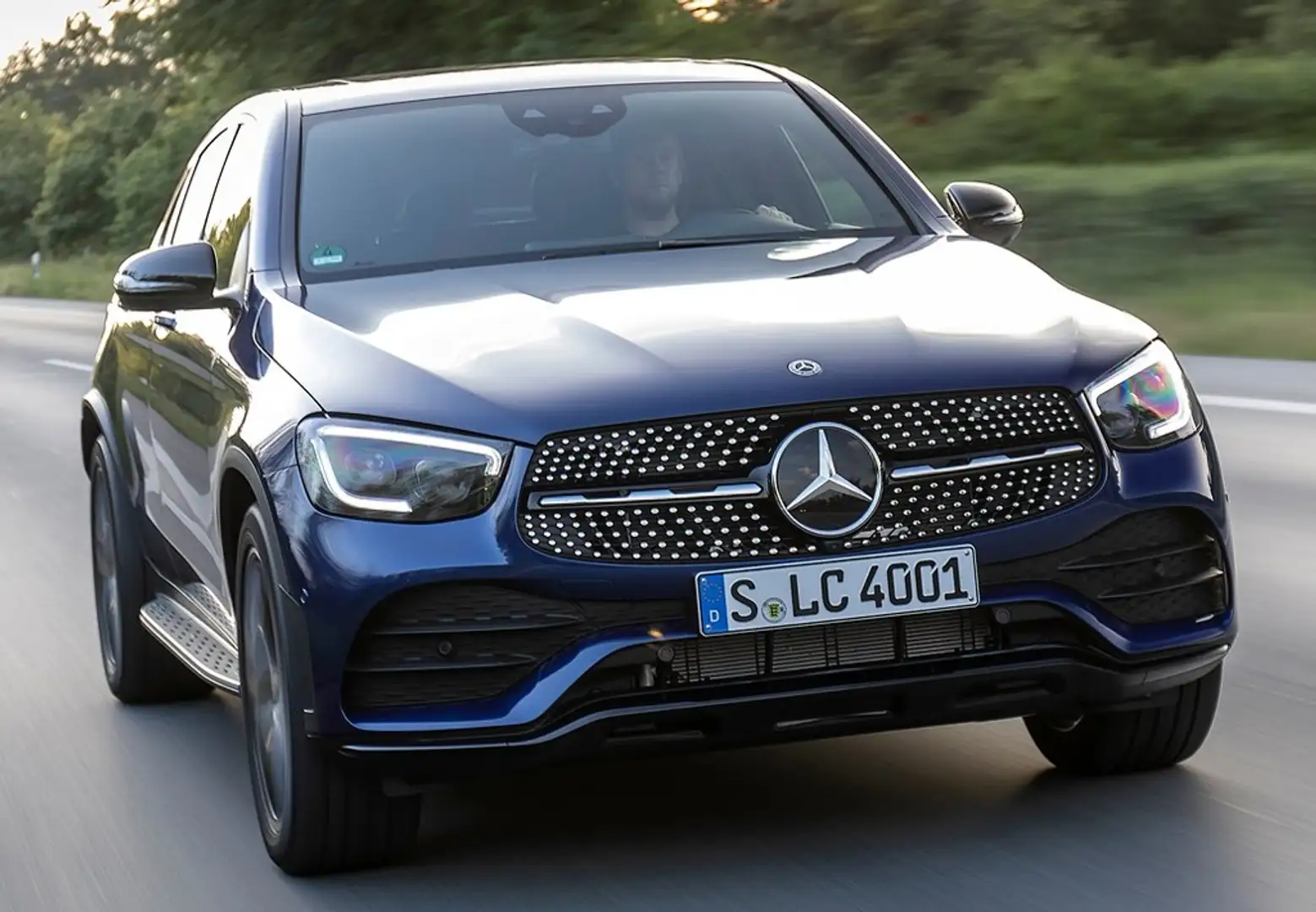 Mercedes-Benz GLC 200 Coupé 200d 4Matic 9G-Tronic Azul - 1