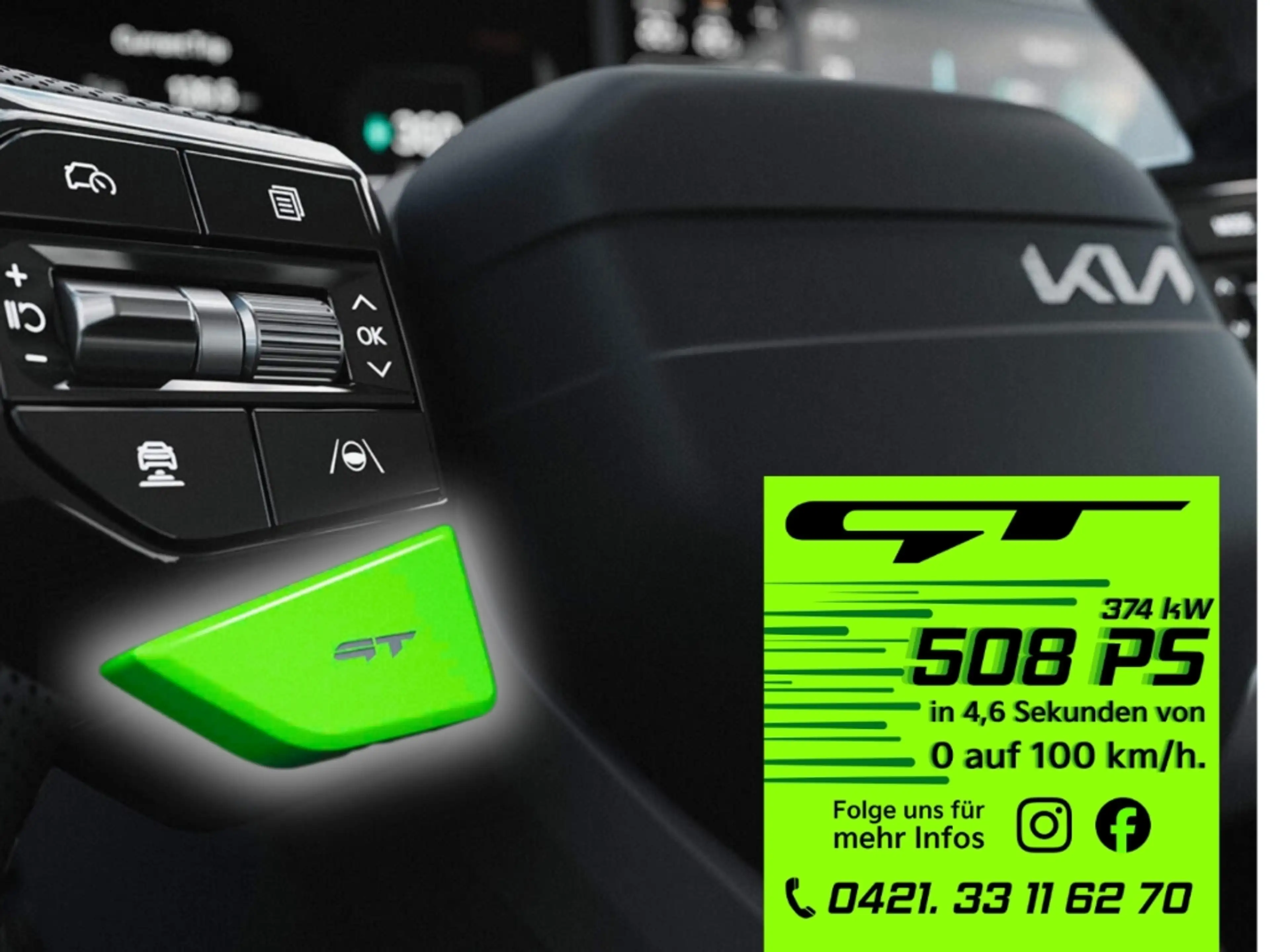 Kia EV9 GT 99,8-kWh AWD 508-PS Sportsitze ALCANTARA — photo 2