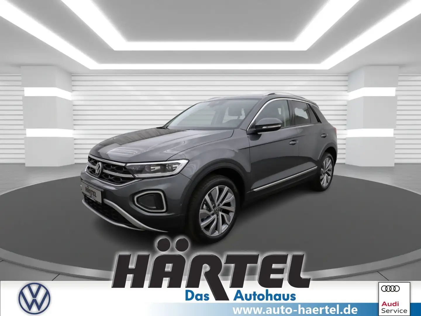 Volkswagen T-Roc STYLE 1.5 TSI DSG (+ACC-RADAR+NAVI+AHK) LED Grau - 1