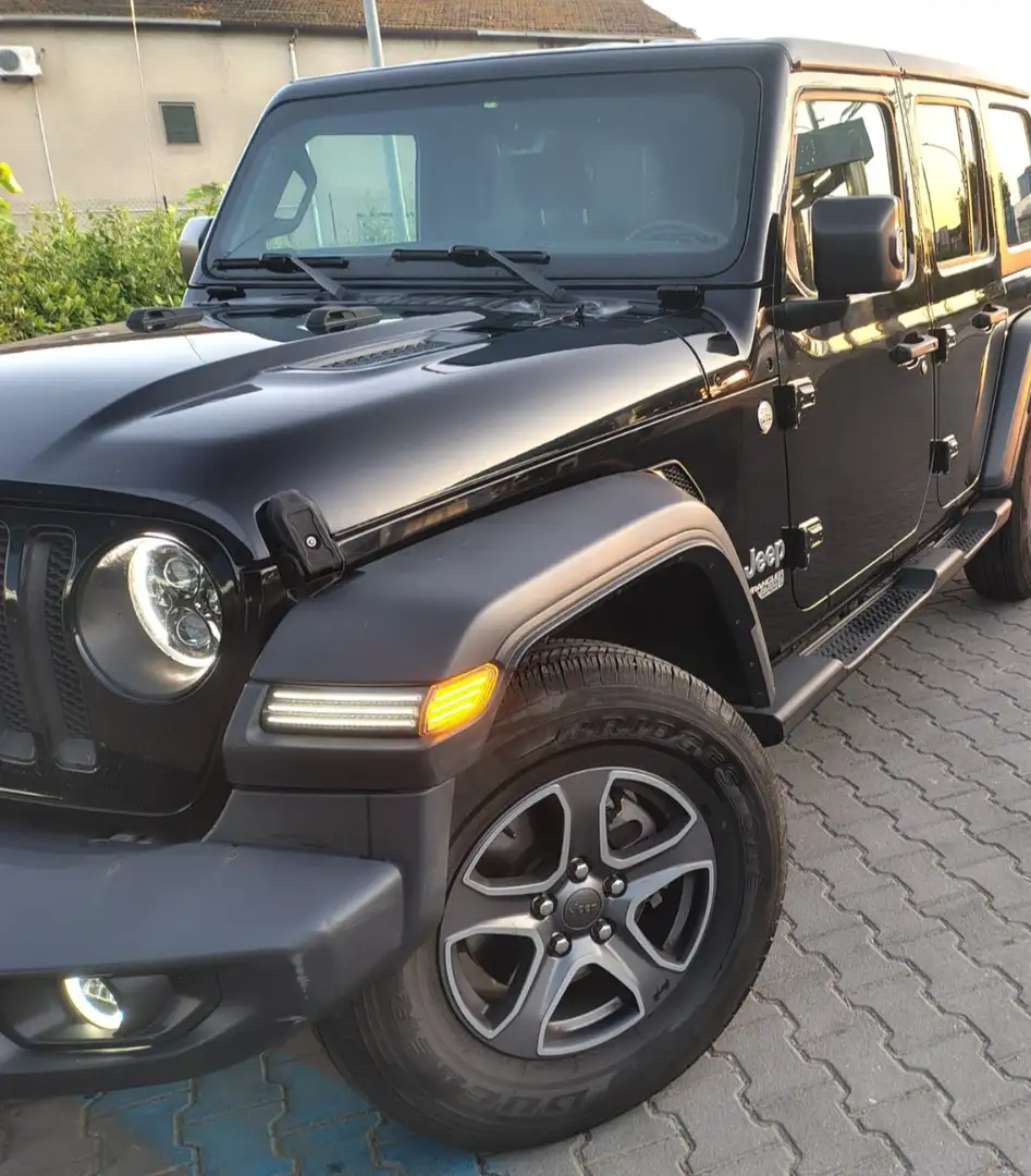 Jeep Wrangler Unlimited 2.2 mjt II Sport auto Nero - 1