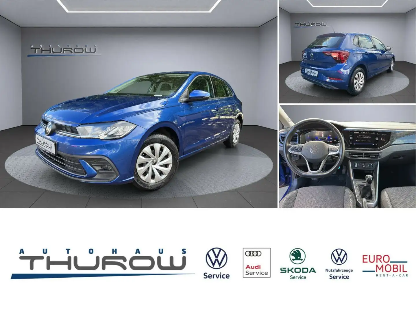 Volkswagen Polo 1.0 TSI Life Navigation ACC App-Connect Bleu - 1
