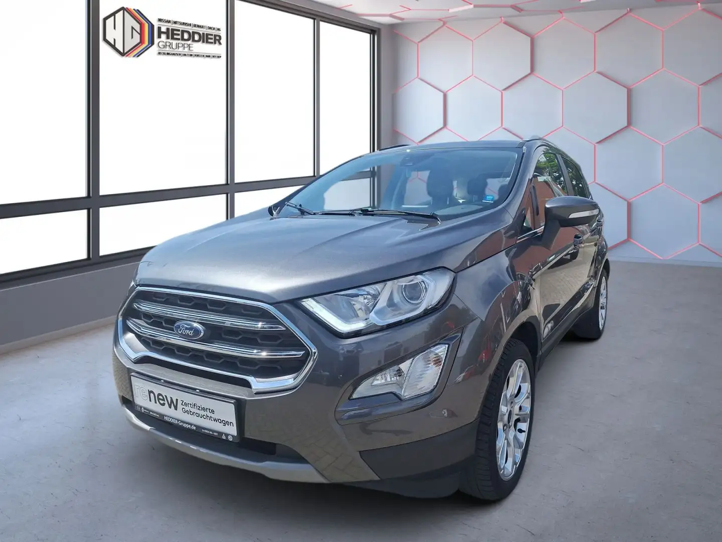 Ford EcoSport Titanium 1.0 Eco-Boost *Klima*Alu*Navi* Grigio - 1