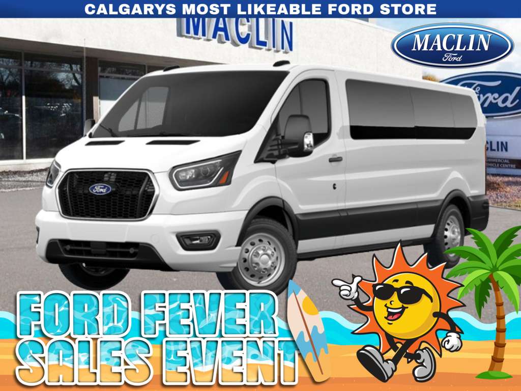 White 2026 Ford Transit Passenger Van All-Wheel Drive Automatic