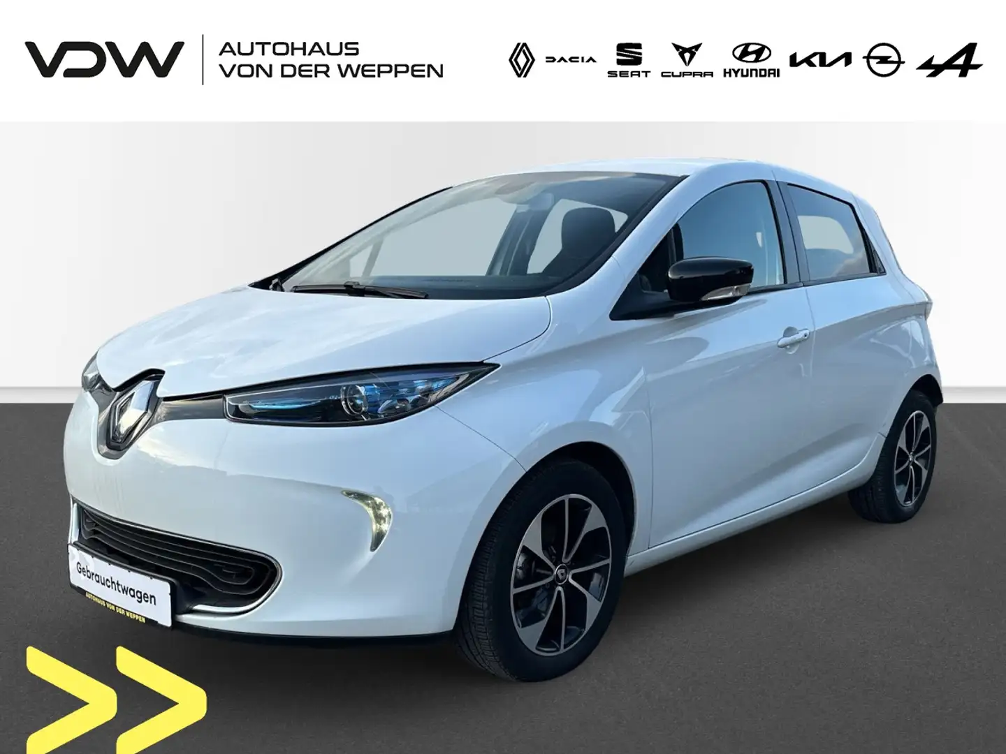 Renault ZOE Intens *Batteriekauf möglich* Klima Navi Weiß - 1