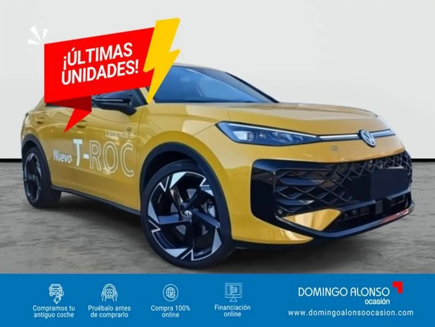 Volkswagen T-Roc R-Line 150 CV mHEV DSG7 Amarillo - 1