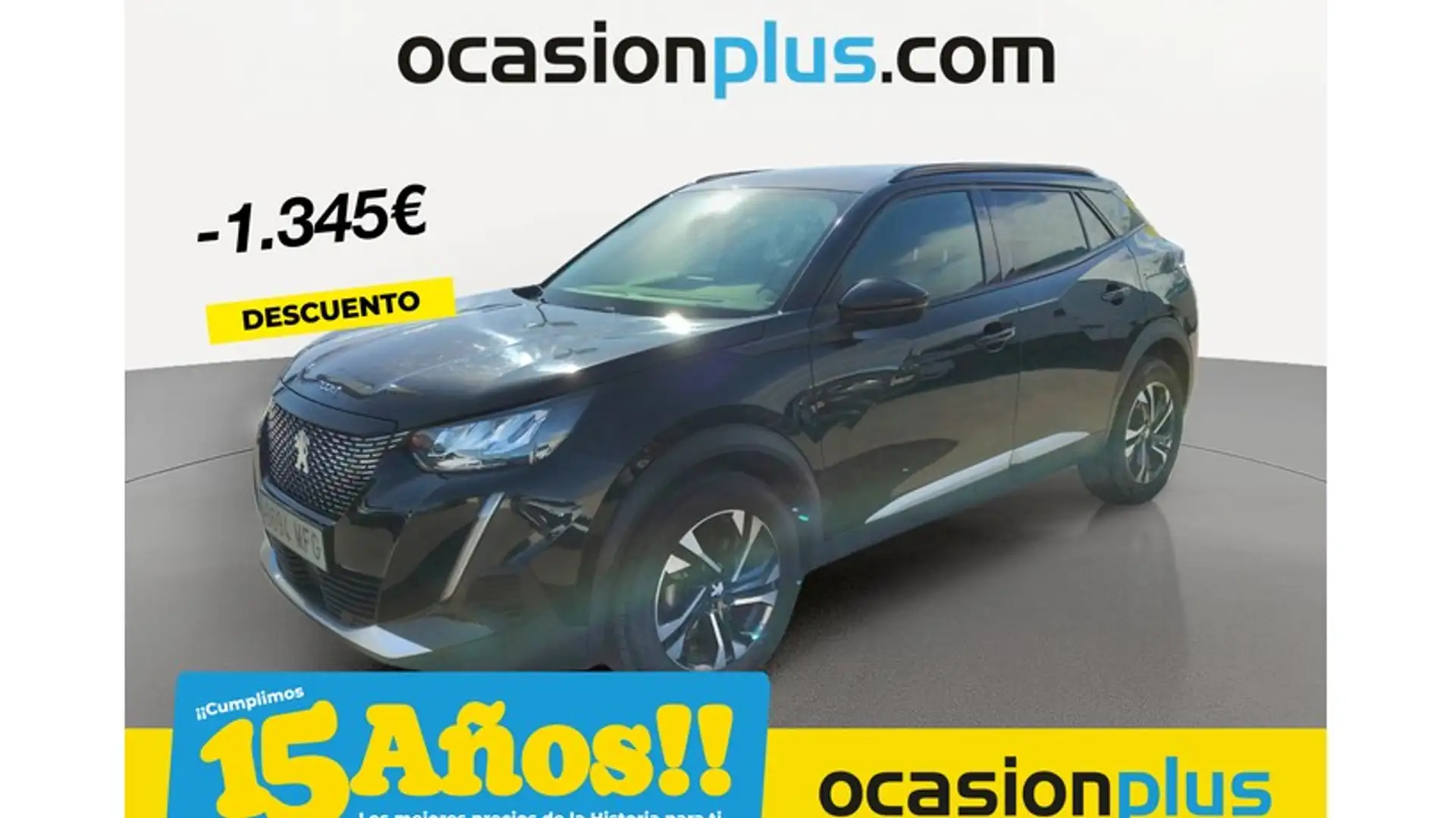 Peugeot 2008 1.2 PureTech S&S Allure 100 Schwarz - 1