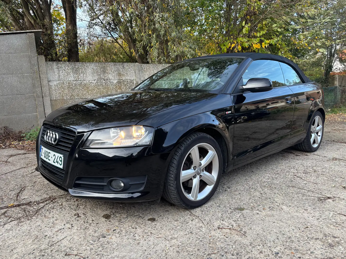 Audi A3 Cabriolet 1.8 TFSI S line automatique Noir - 1