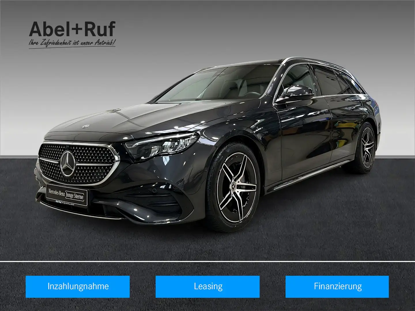 Mercedes-Benz E 220 T d AMG Supercreen+AHK+LED+DAB+Distronic Grau - 1