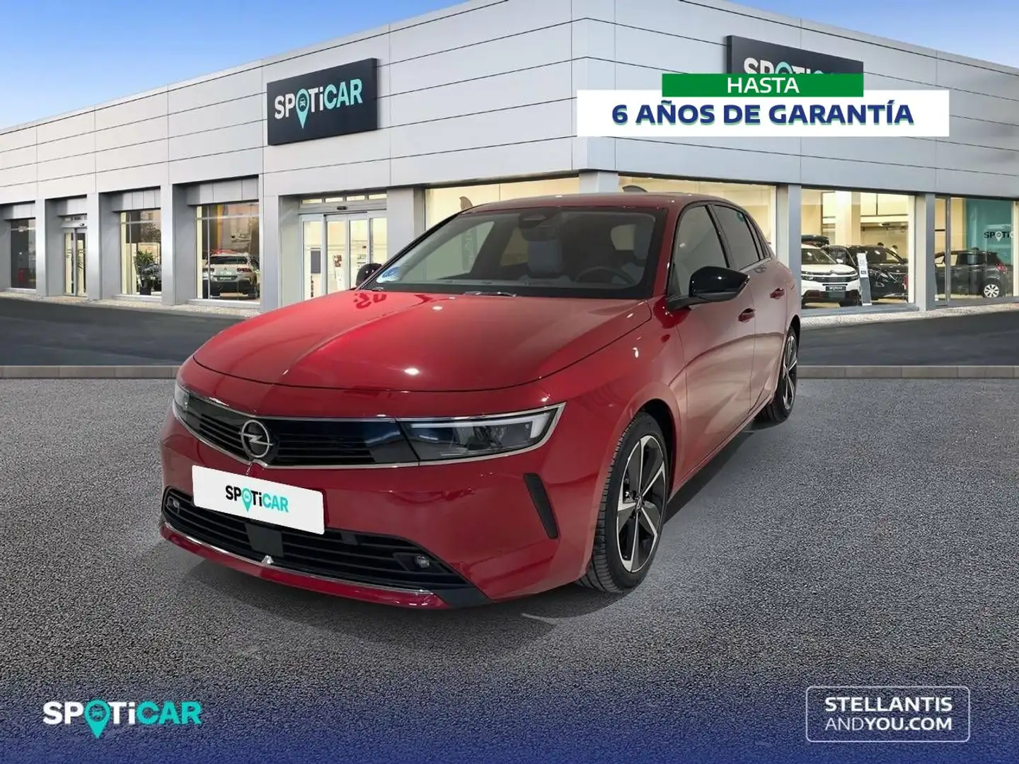 Opel Astra 1.6T Hybrid 132kW (180CV)  Auto Elegance Rojo - 1