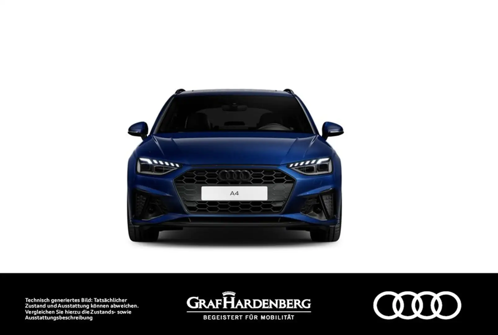 Audi A4 Avant 40 TFSI S line Matrix Navi ACC Pano Blau - 2