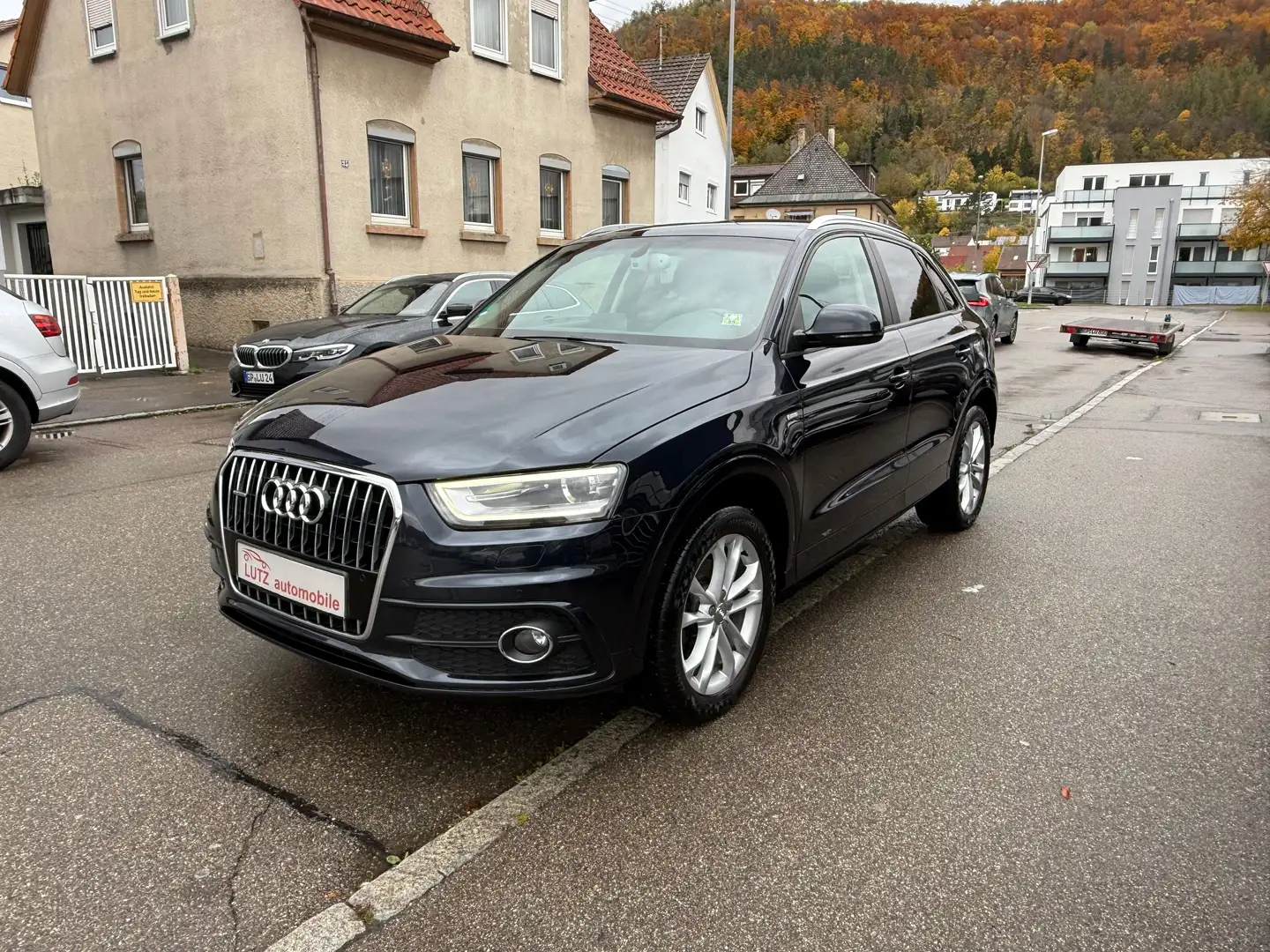 Audi Q3 2.0 TDI quattro, S-LINE, AHK -Voll-4x4 Bleu - 2