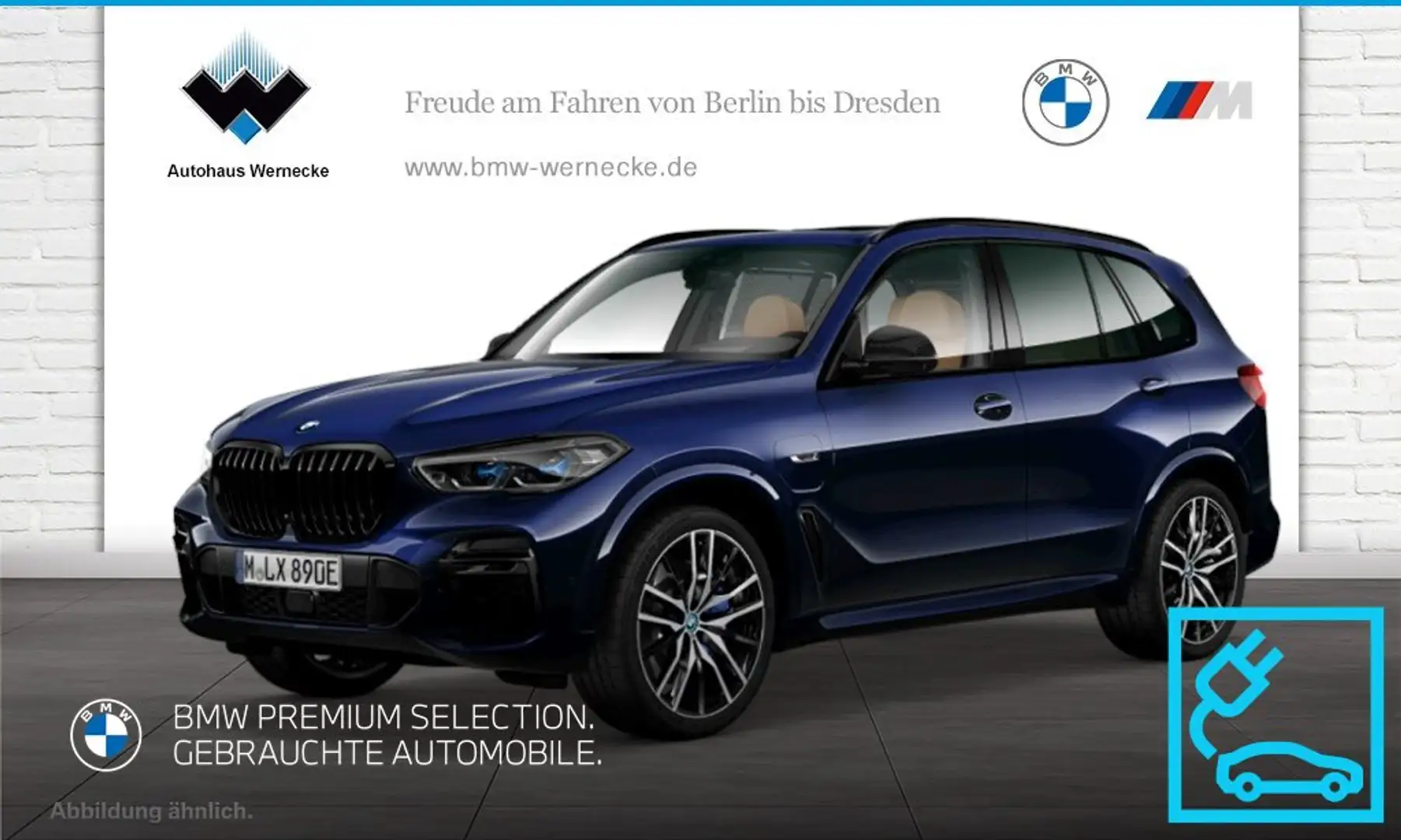 BMW X5 xDrive45e M Sportpaket Night Vision Head-Up Blue - 1