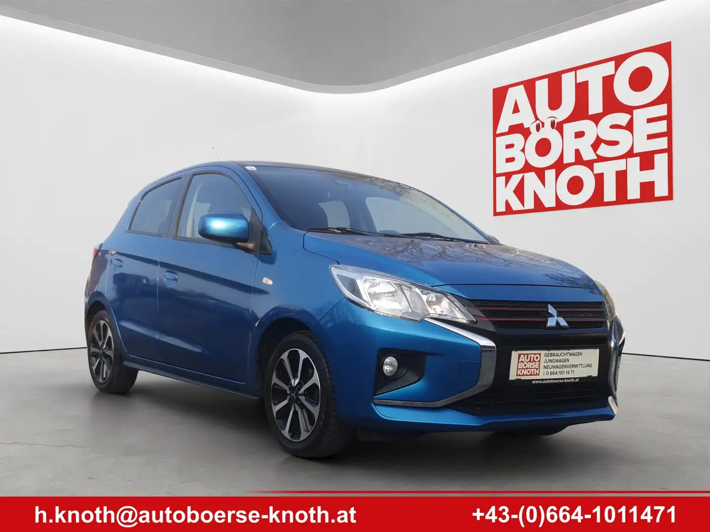 Mitsubishi Space Star 1,2 Invite Parksensor, Winterreifen...!! Blau - 1