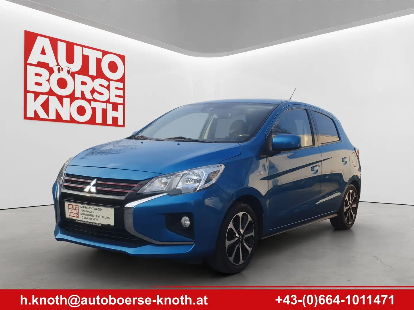 Mitsubishi Space Star 1,2 Invite Parksensor, Winterreifen...!! Blau - 2