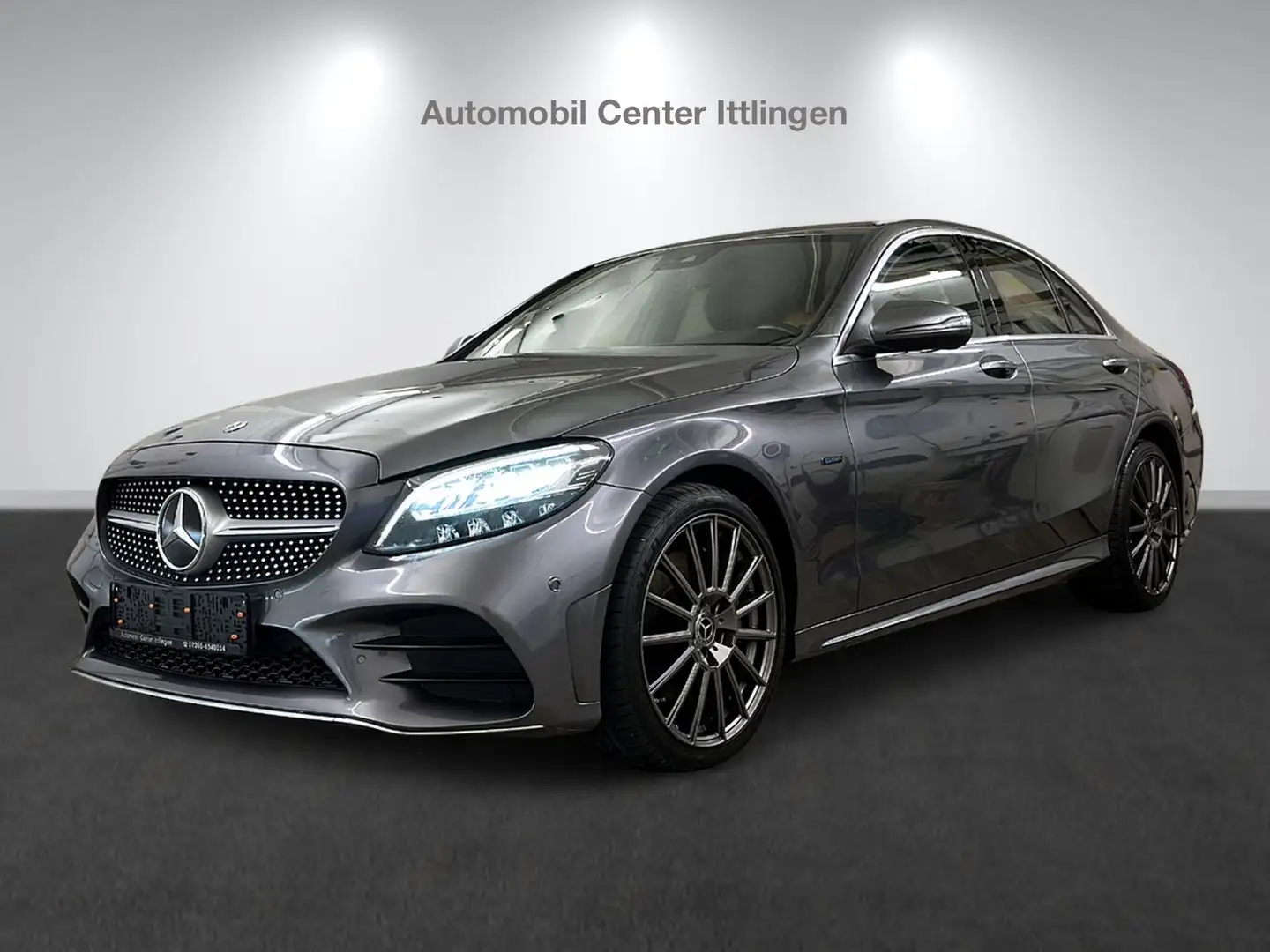 Mercedes-Benz C 300 de 3XAMG/LED-Sch/Leder/Kamera/Navi/Burmest Grau - 1