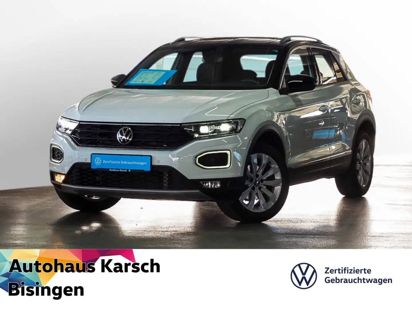 Volkswagen T-Roc 1.5 TSI DSG Sport ACC, LED, PANORAMA Klima Weiß - 1