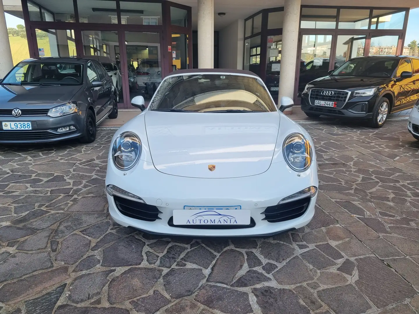 Porsche 911 Porsche 991 Carrera 4S Cabrio Blanc - 2
