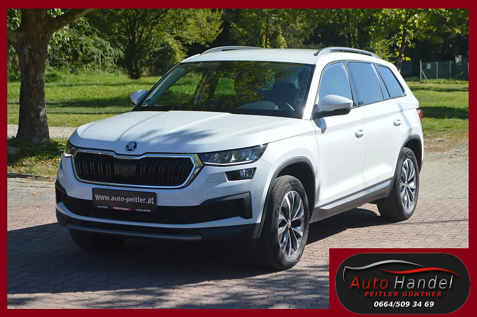Skoda Kodiaq 2,0 TDI SCR 4x4 DSG+NAVI+LED+SHZ+ Weiß - 1