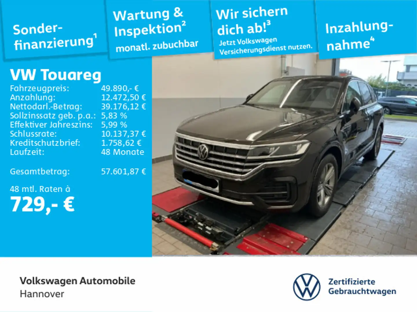Volkswagen Touareg 3.0 TDI Tiptronic 4-Motion Elegance R-Li Braun - 1