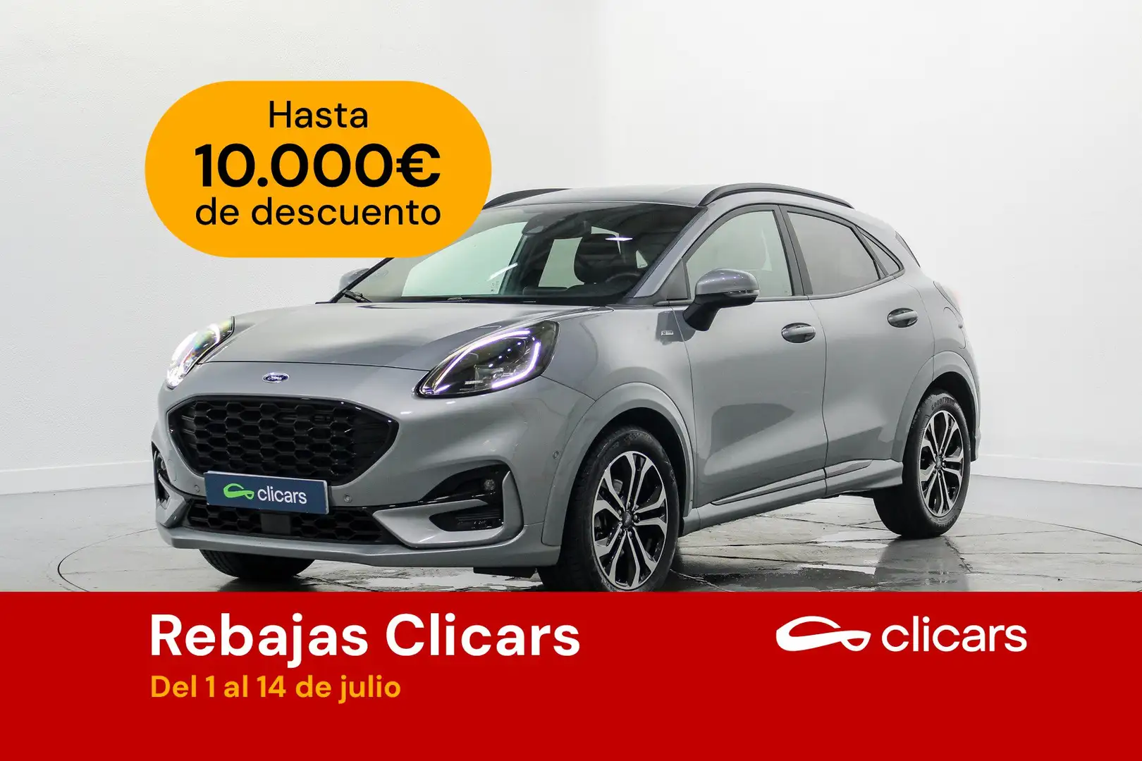 Ford Puma 1.0 EcoBoost MHEV ST-Line Aut. 125 Plateado - 1