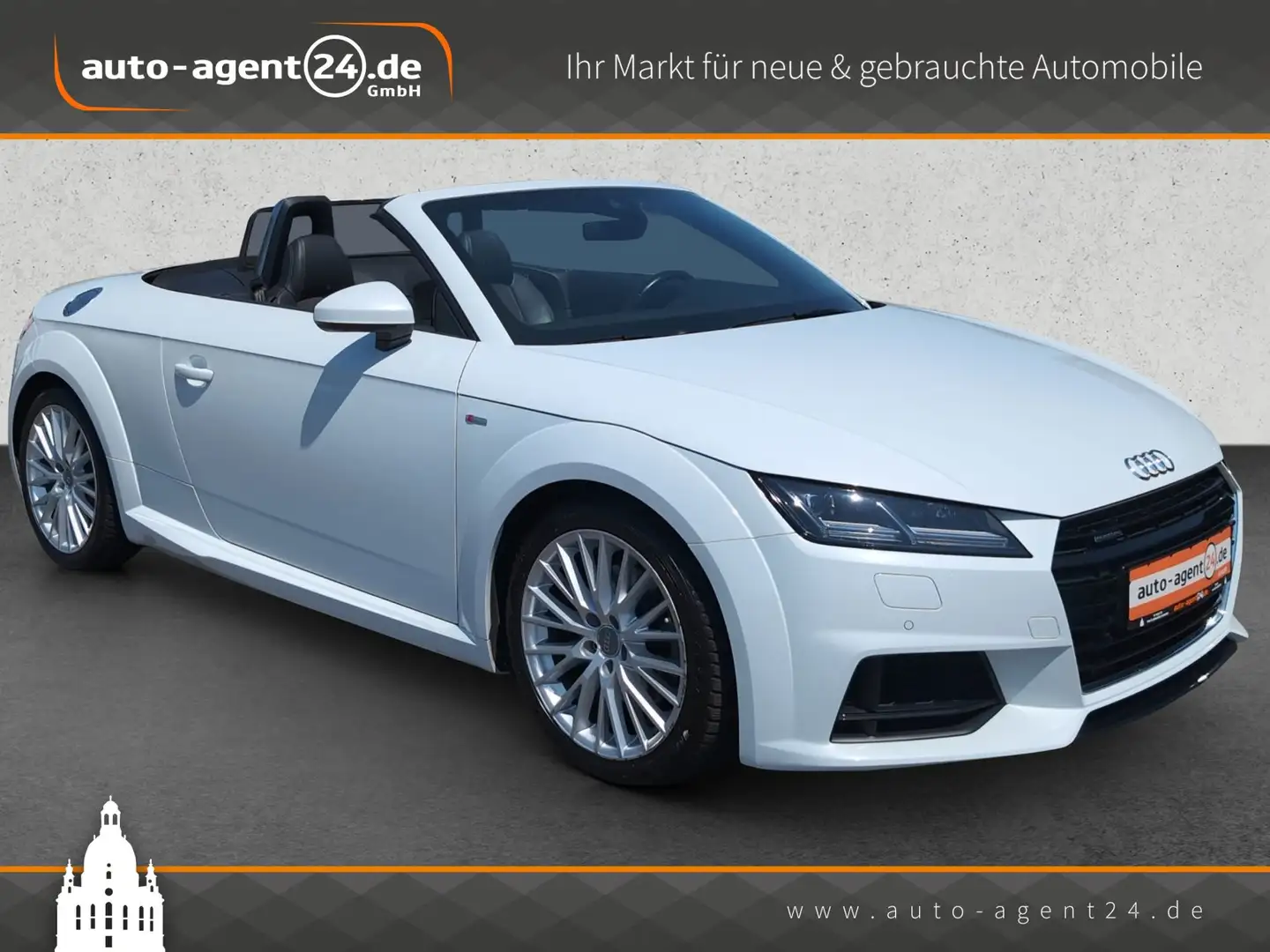 Audi TT 2.0 TFSI quattro S-Line /LED/VC/Keyless Weiß - 1