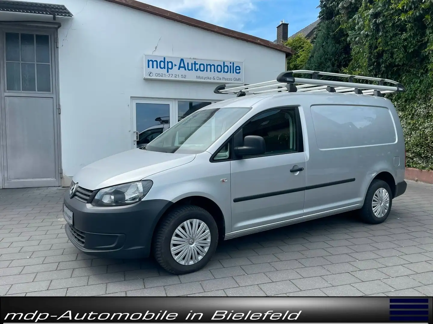 Volkswagen CADDY MAXI 1,6TDI*KLIMA*KPPLG. NEU*ERST 141 TKM* Silber - 2