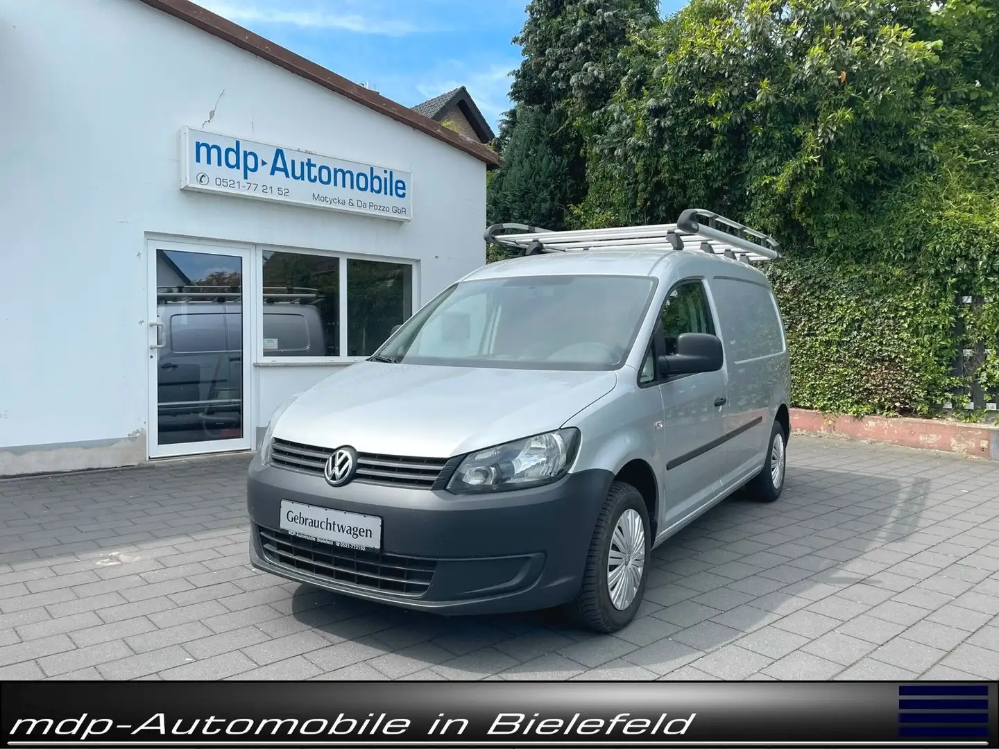 Volkswagen CADDY MAXI 1,6TDI*KLIMA*KPPLG. NEU*ERST 141 TKM* Silber - 1