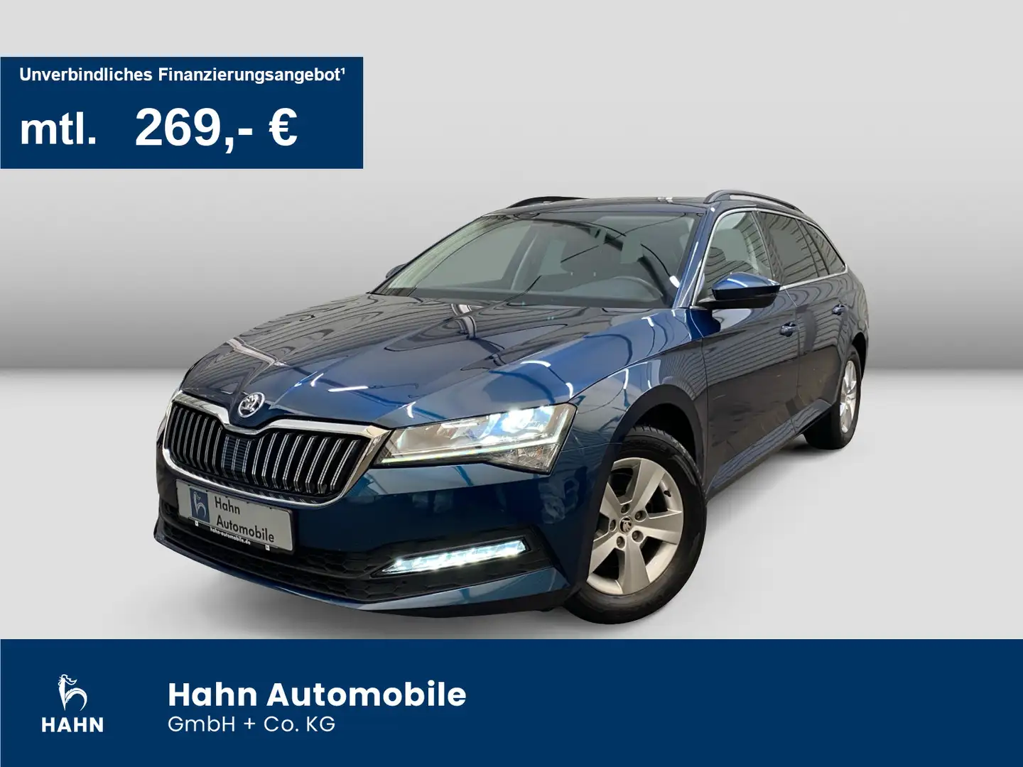 Skoda Superb Combi 1.5TSI DSG Ambition LED Pano AHK Blau - 1
