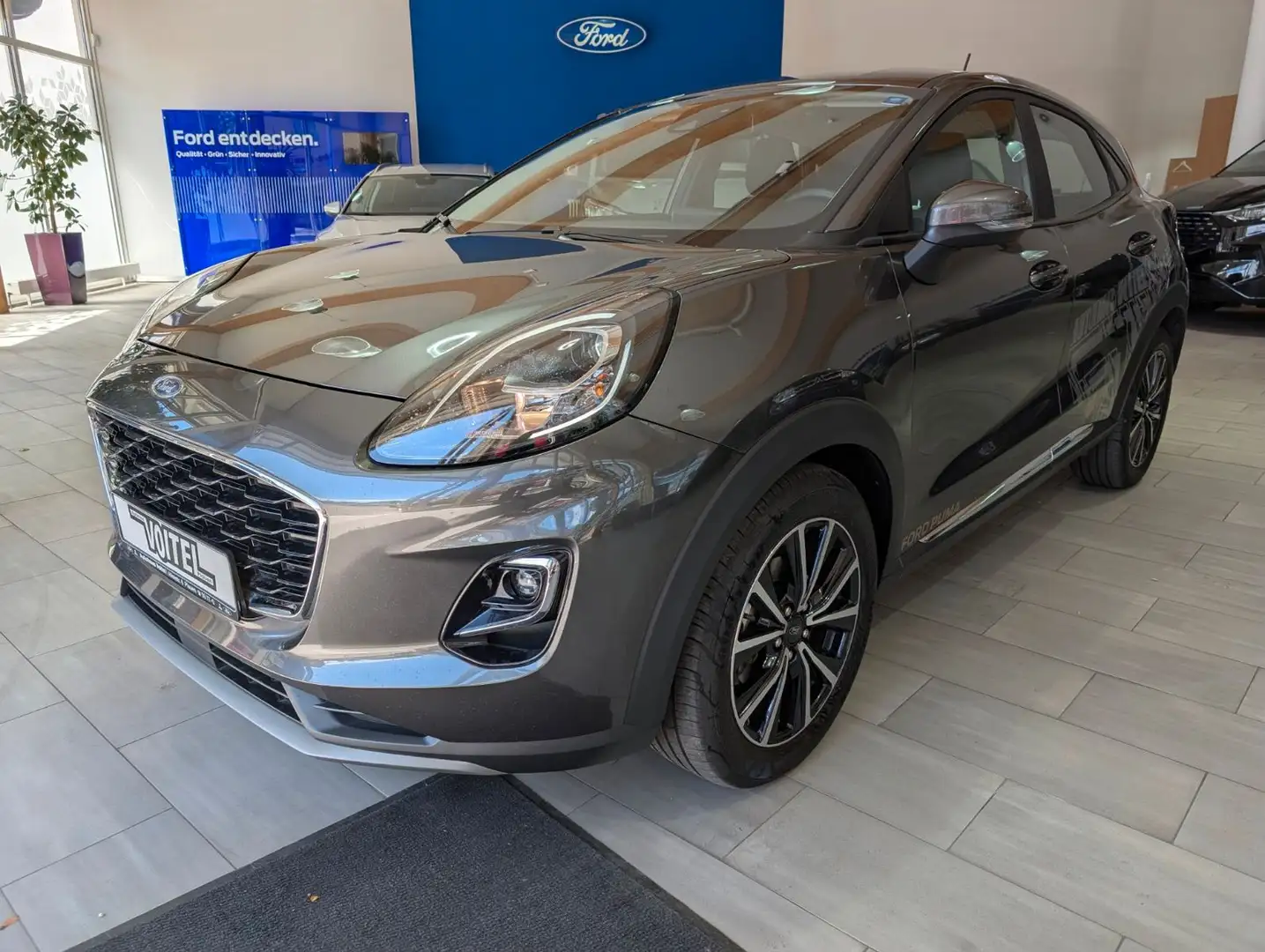 Ford Puma 1,0L Ecoboost-Hybrid Titanium 125PS Wi-Pak Gris - 1