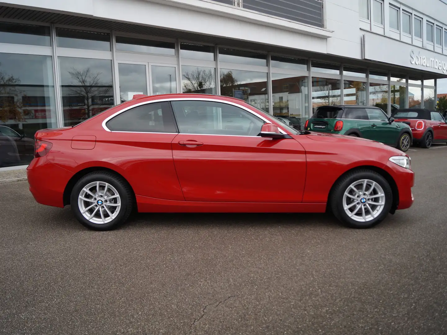 BMW 218 218i Coupe * Xenon/Kurvenlicht * Glasdach *1.Hd Rot - 2