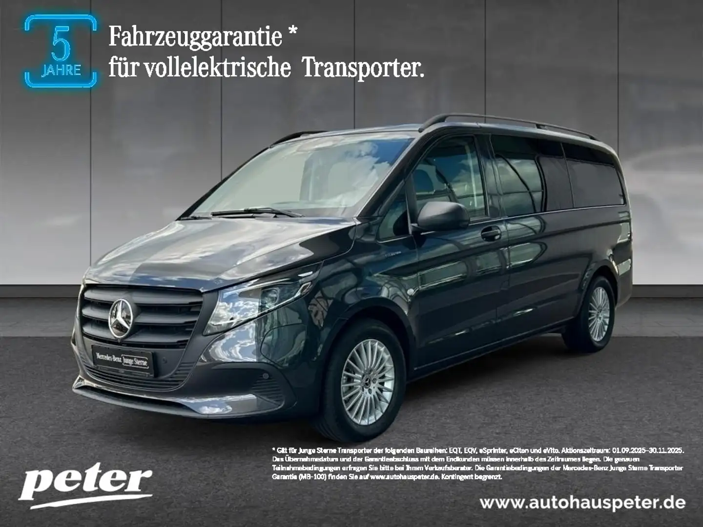 Mercedes-Benz eVito e 129 Tourer PRO Lang LED+MBUX+KAMERA+DISTR+ Gris - 1