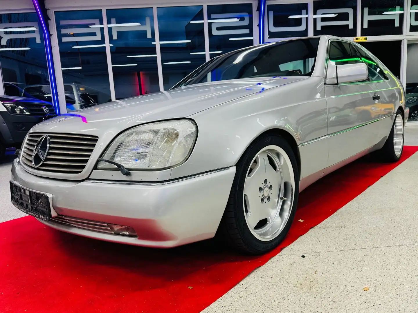 Mercedes-Benz 500 S 500 Coupé C140 mit Velours und H-Zulassung Срібний - 2